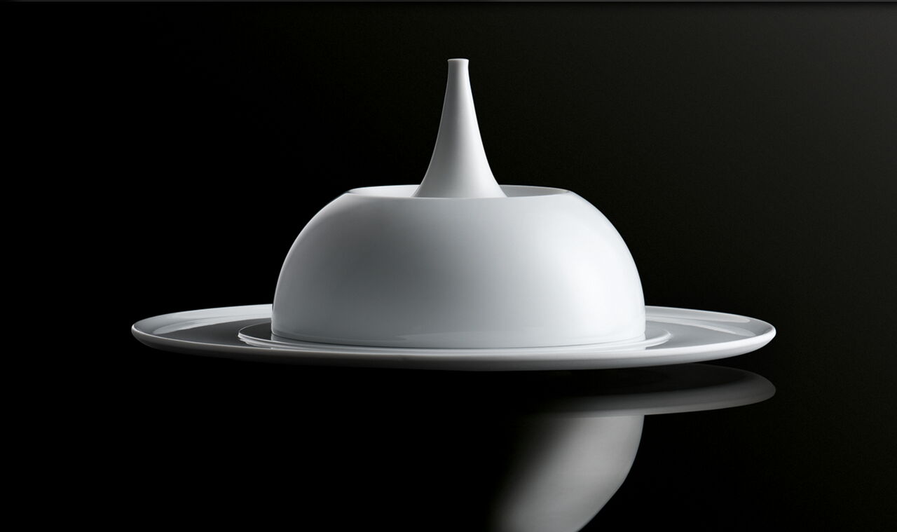 Blanc Fürstenberg - Teller mit Haube