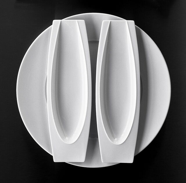 Tapa Fürstenberg - 2 Schalen auf Teller