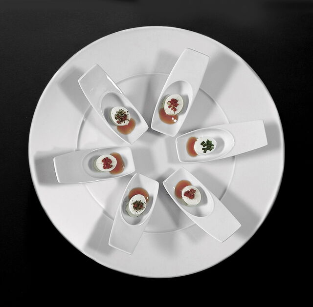 Tapa Fürstenberg - kleine Schalen auf Teller