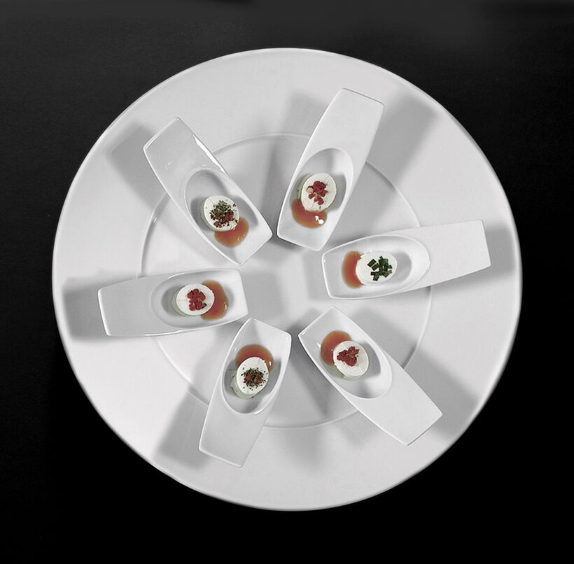 Tapa Fürstenberg - kleine Schalen auf Teller